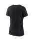 ფოტო #4 პროდუქტის Women's Black Air Force Falcons Evergreen Campus V-Neck T-shirt