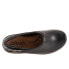 Фото #15 товара Softwalk Minna S2253-001 Womens Black Leather Hook & Loop Clog Flats Shoes