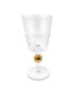 Фото #2 товара Ball on Stem Wine Glasses, Set of 6