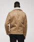 Фото #7 товара Men's Shearling-Lined Jacket