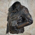 Фото #11 товара Мужская куртка из натуральной воловьей кожи высокого качества из плотной кожи премиум-класса Мотоциклетная байкерская черная кожаная куртка