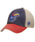 Фото #2 товара Men's Kansas Jayhawks Offroad Trucker Adjustable Hat - Royal Blue