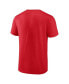 Фото #3 товара Men's Red Washington Nationals Power Hit T-shirt