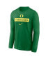 ფოტო #2 პროდუქტის Men's Green Oregon Ducks 2024 Sideline Legend Performance Long Sleeve T-Shirt