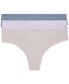 Фото #1 товара Women's Invisibles 3-Pack Thong Underwear QD3558