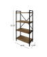 Фото #5 товара Greenwood Industrial 4 Shelf Firwood Bookcase