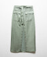 Фото #2 товара Women's Pockets Detail Satin Skirt