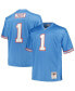 ფოტო #1 პროდუქტის Men's Warren Moon Light Blue Houston Oilers Big and Tall 1993 Legacy Retired Player Jersey