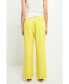 ფოტო #3 პროდუქტის Women's Elastic Trim Wide Pants