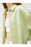 Фото #67 товара Рубашка женская Koton Длинный рукав Докулу Манжет ворота
