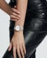 ფოტო #4 პროდუქტის Women's Bold Horizon Swiss Quartz Silver-Tone Stainless Steel Watch 34mm