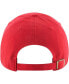 Men's Red Chicago Bulls Core Wordmark Clean Up Adjustable Hat
