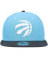 Фото #4 товара Men's Turquoise, Charcoal Toronto Raptors Two-Tone 9FIFTY Snapback Hat
