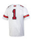 Men's #1 White Texas Tech Red Raiders Throwback Replica Jersey