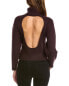 Фото #2 товара Vince Open Back Turtleneck Cashmere Sweater Women's