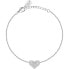 Фото #1 товара Silver bracelet with glittering heart Silver LPS05AWV24