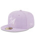 Фото #1 товара Men's Lavender Miami Marlins 2023 Spring Color Basic 59FIFTY Fitted Hat