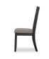 Фото #3 товара Ansel Black Dining Chair Set of 2