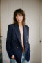 Tailored double-breasted blazer