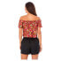 ფოტო #2 პროდუქტის HURLEY Off Shoulder short sleeve T-shirt