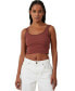 ფოტო #1 პროდუქტის Women's The One Rib Crop Tank Top