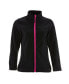 Women's Warm Softshell Jacket Full Zip with Micro Fleece Lining