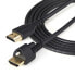 Фото #8 товара StarTech.com 6ft (2m) HDMI Cable with Locking Screw - 4K 60Hz HDR - High Speed HDMI 2.0 Monitor Cable with Locking Screw Connector for Secure Connection - HDMI Cable with Ethernet - M/M - 2 m - HDMI Type A (Standard) - HDMI Type A (Standard) - 18 Gbit/s - Audio Return