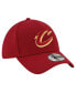 Фото #3 товара Men's Wine Cleveland Cavaliers Logo 39THIRTY Flex Hat