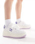 Фото #1 товара Tommy Jeans retro basket flatform trainers in lilac