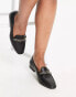 Фото #6 товара ASOS DESIGN Wide Fit Mingle chain loafers in black