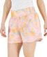 Фото #3 товара Women's Active Printed Running Shorts, Created for Macy's