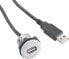 Фото #1 товара Conrad Electronic SE Conrad 1457894 - 1.5 m - USB A - USB A - USB 2.0 - 30 Mbit/s - Black