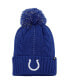 Фото #1 товара Women's '47 Royal Indianapolis Colts Bauble Cuffed Knit Hat with Pom