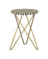 Фото #1 товара Round Accent Table with Hairpin Legs