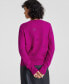 Фото #2 товара Women's Embellished Star Long-Sleeve 100% Cashmere Sweater, Created for Macy's