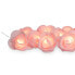 Фото #9 товара Электрогирлянда Relaxdays Розовая гирлянда в виде роз 2x 3,3 м (розовая)