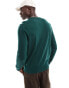 PS Paul Smith crew neck knit jumper with icon zebra logo in green