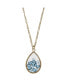 Фото #2 товара Laundry by Shelli Segal long Teardrop Pendant Necklace