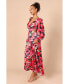 Фото #19 товара Women's Teena Puff Sleeve Cutout Maxi Dress