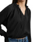 Фото #3 товара Women's Smocked-Cuff Raglan-Sleeve Blouse