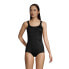 Фото #1 товара Women's Scoop Neck Soft Cup Tugless Sporty One Piece Swimsuit