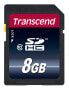 Фото #4 товара Transcend SD Card SDXC/SDHC Class 10 8GB - 8 GB - SDHC - Class 10 - NAND - 30 MB/s - Black