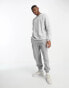 ellesse sweat with contrast stitch in grey