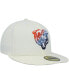 Фото #2 товара Men's Cream Chicago Bears Chrome Dim 59FIFTY Fitted Hat