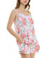 ფოტო #6 პროდუქტის Women's 2-Pc. Pleated Satin Short Pajamas Set