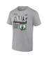 Фото #2 товара Men's Steel Boston Celtics 2024 Eastern Conference Champions Locker Room T-Shirt