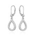 Фото #1 товара Matching silver earrings with zircons AGUC3522