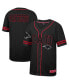 ფოტო #1 პროდუქტის Men's Black Clark Atlanta University Panthers Free Spirited Mesh Button-Up Baseball Jersey