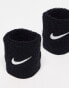 Nike Training Swoosh unisex wristbands in black