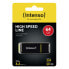 Фото #6 товара Intenso High Speed Line - 64 GB - USB Type-A - 3.2 Gen 1 (3.1 Gen 1) - 250 MB/s - Cap - Black - Yellow